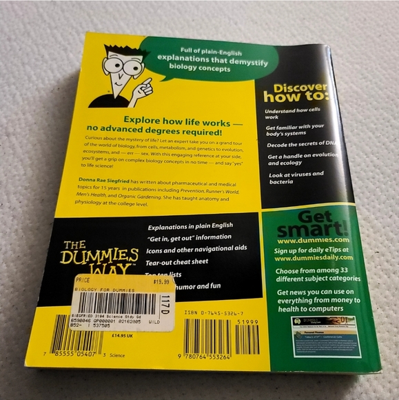 Biology for Dummies book - Picture 2 of 2